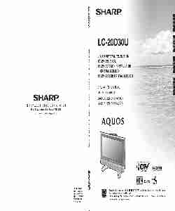 Sharp Flat Panel Television LC 20D30U-page_pdf